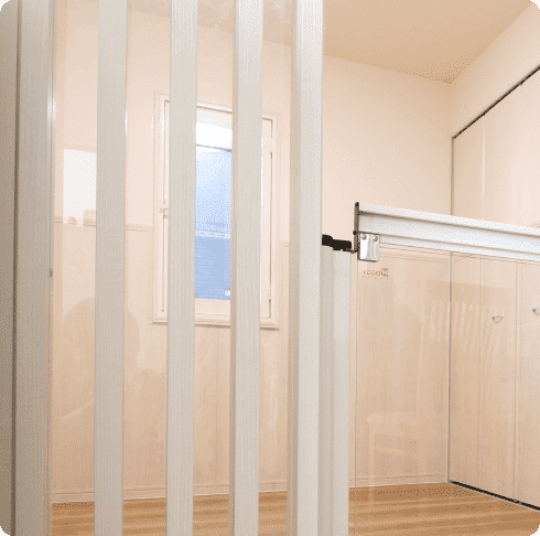 ②スリット袖壁